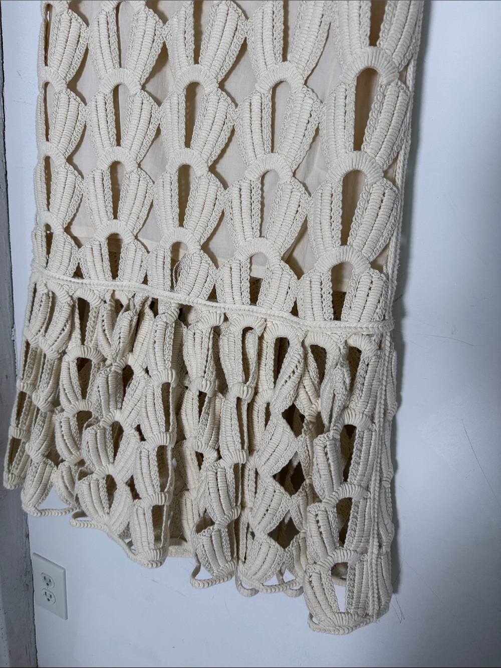 H&M Crochet Maxi Skirt in Cream - Picture 5 of 7